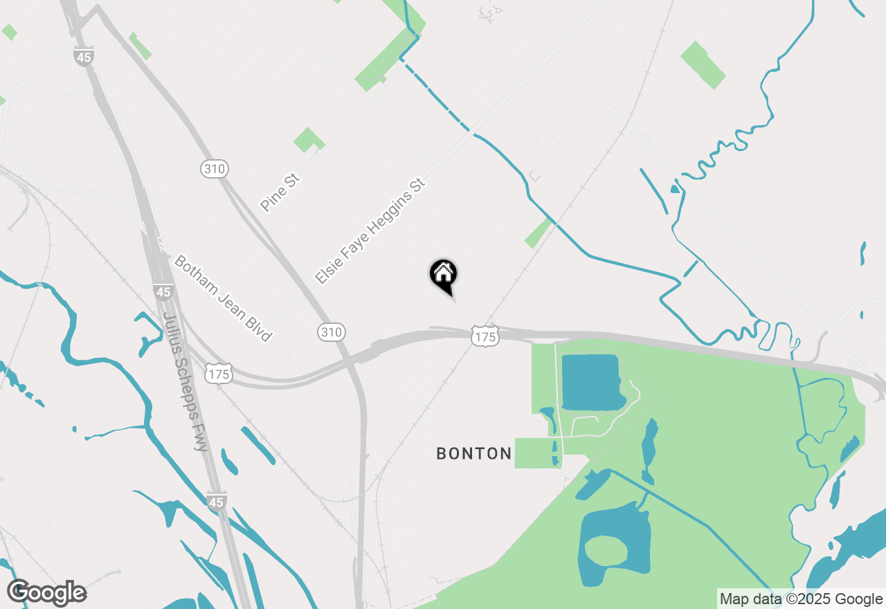 Map of 2515 Hooper Street, Dallas, TX 75215