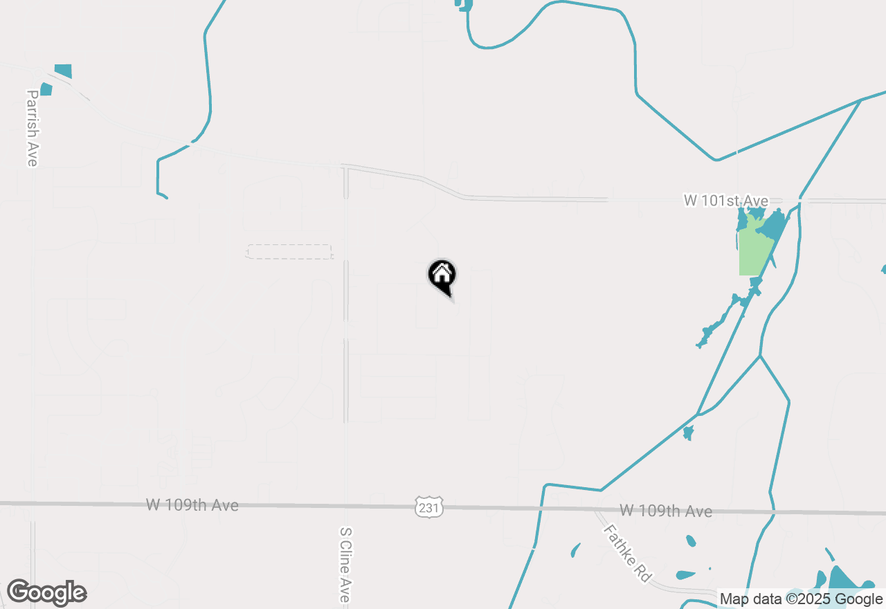 Map of 10375 Blaine Street, Crown Point, IN 46307