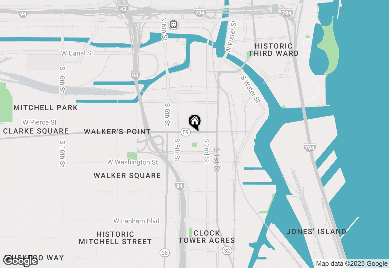 Map of 803 S 3rd St, Milwaukee, WI 53204