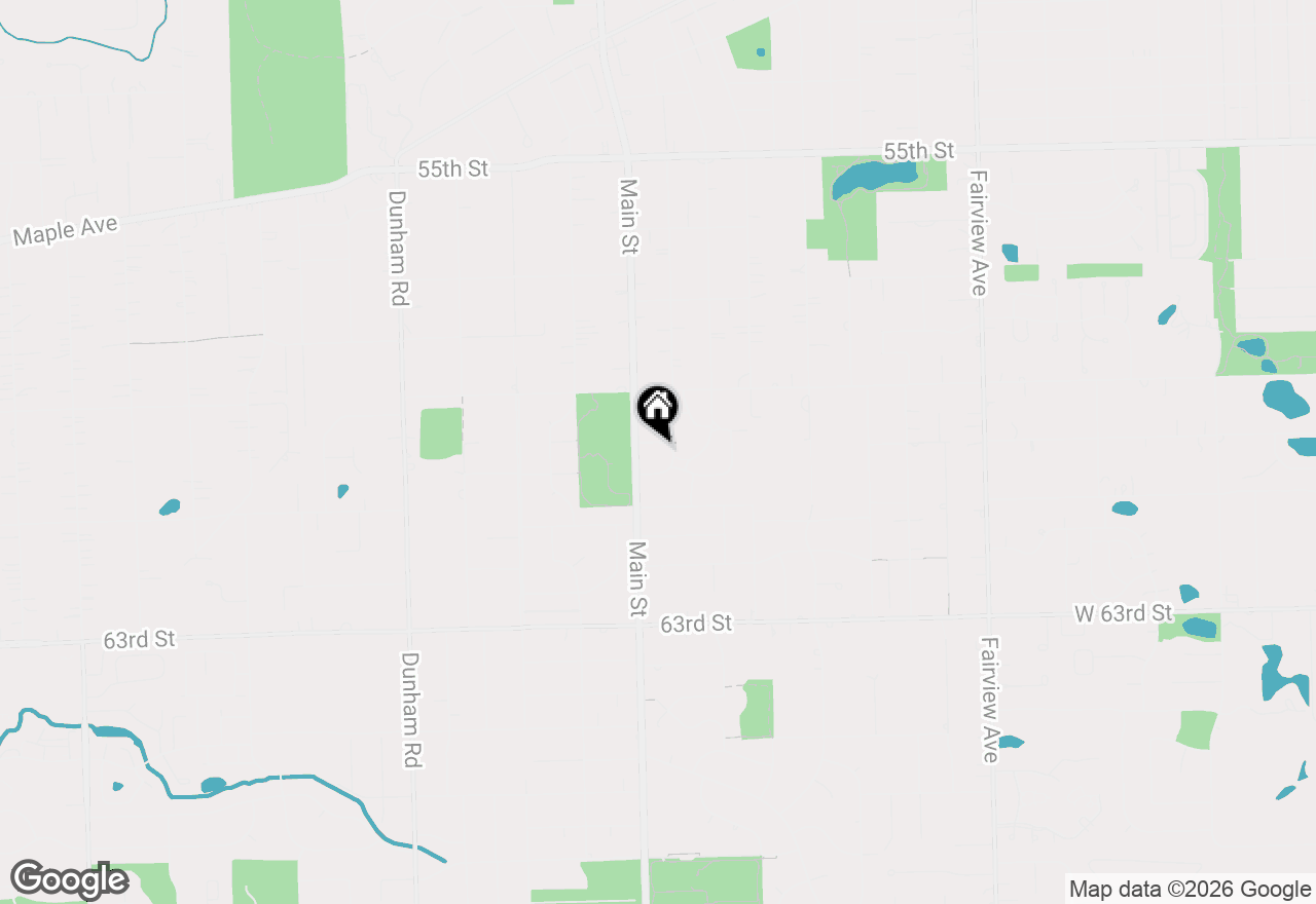 Map of 921 60th Place, Downers Grove, IL 60516