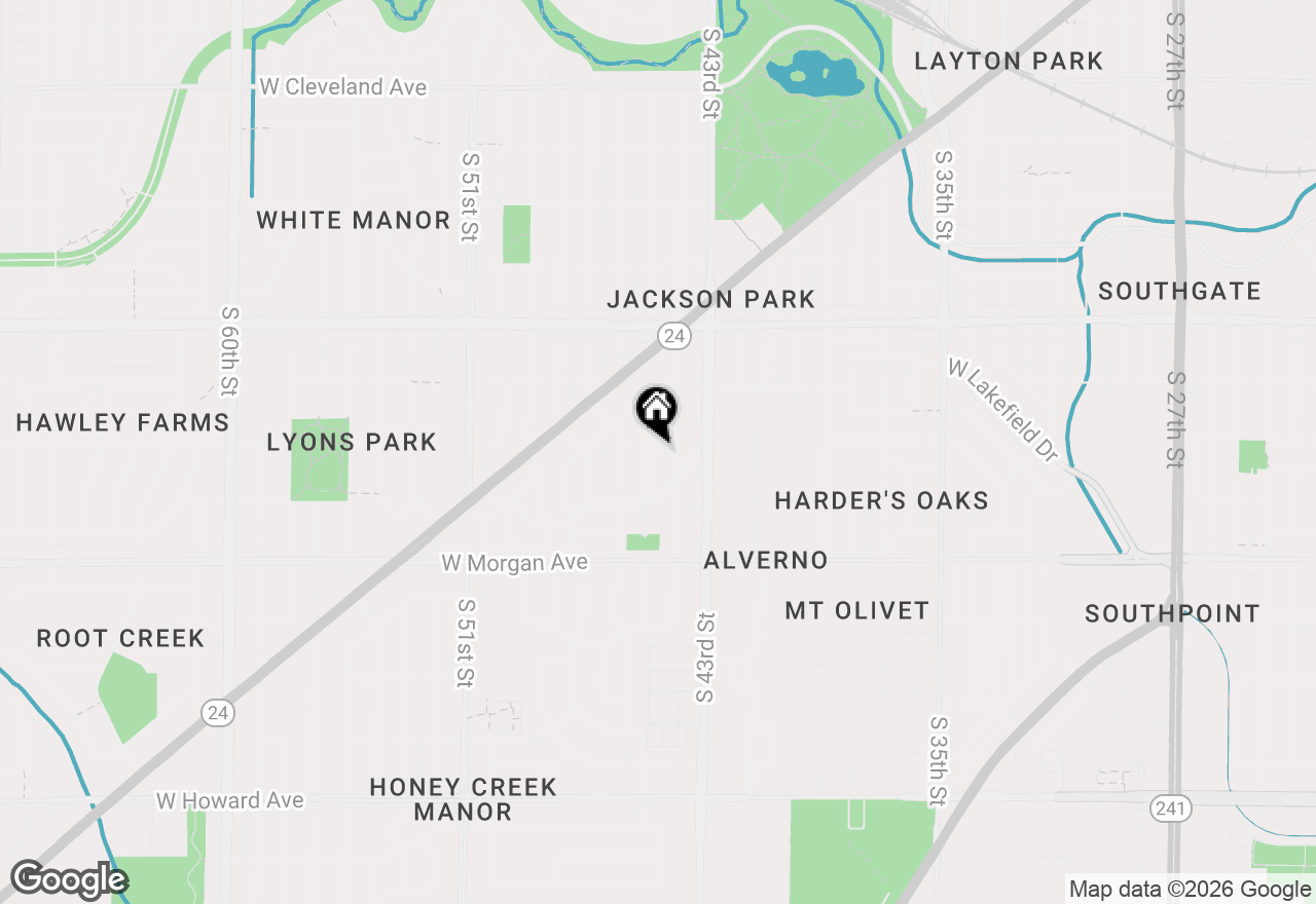 Map of 4421 W Ohio Ave, Greenfield, WI 53219
