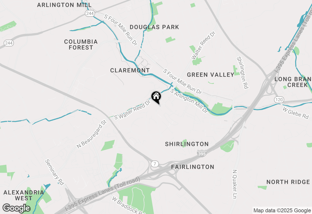 Map of 4619 28th Road S #C, Arlington, VA 22206