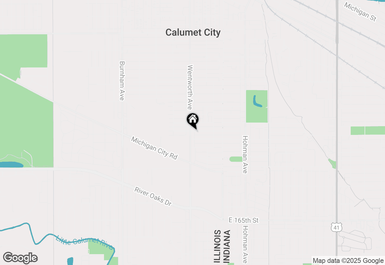 Map of 1007 Wentworth Avenue, Calumet City, IL 60409