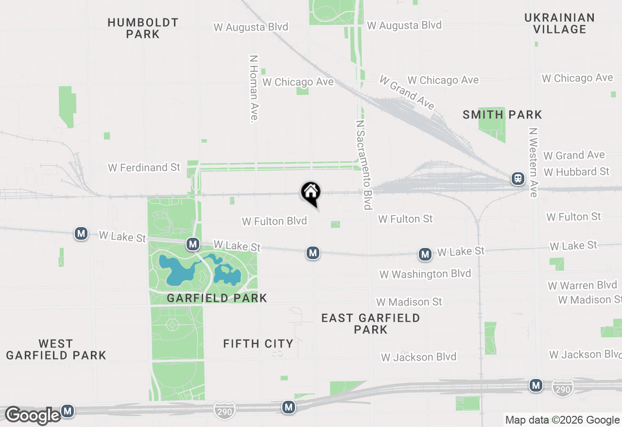 Map of (Address confidential), Chicago, Illinois 60612
