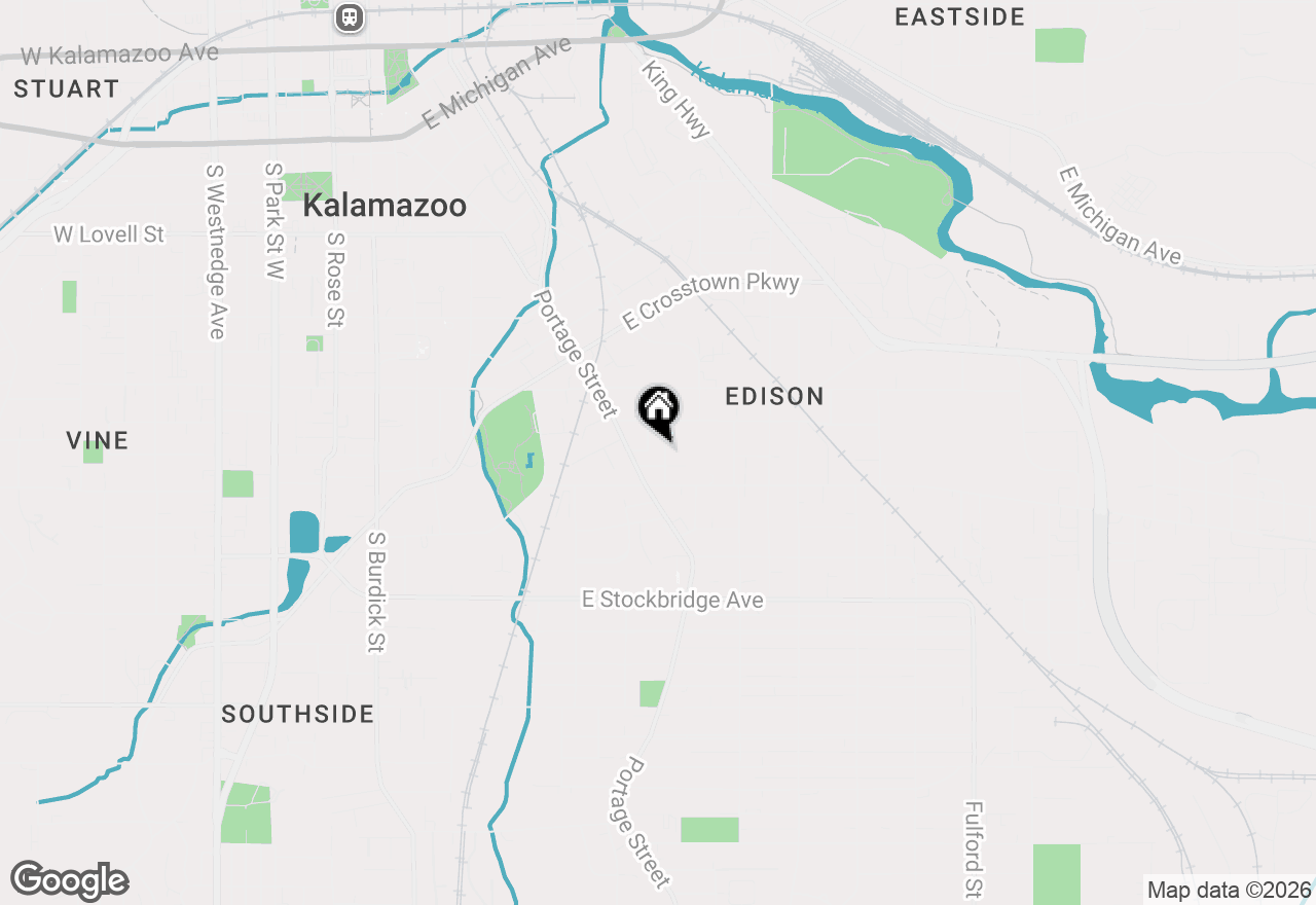 Map of 930 Cottage Avenue, Kalamazoo, MI 49001