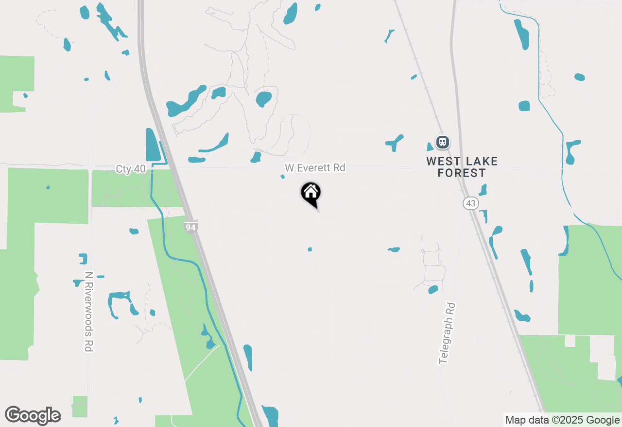 Map of 1170 S Estate Lane, Lake Forest, IL 60045