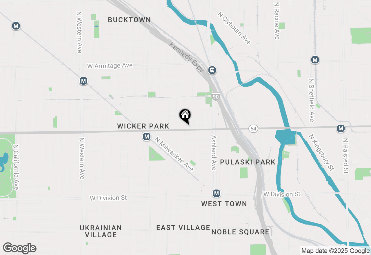 Map of 1748 W North Avenue, Chicago, IL 60622