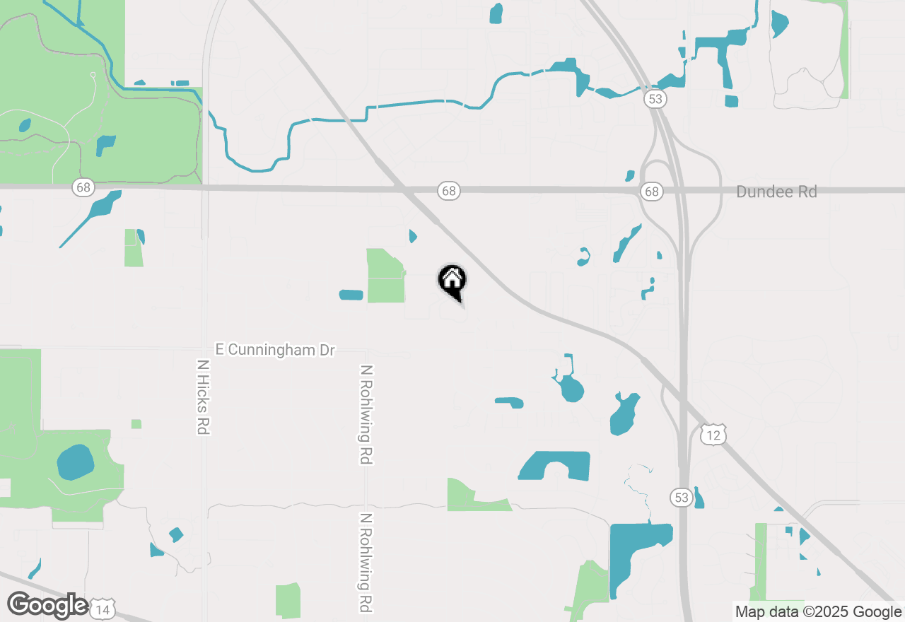 Map of 1319 N Winslowe Drive #303, Palatine, IL 60074