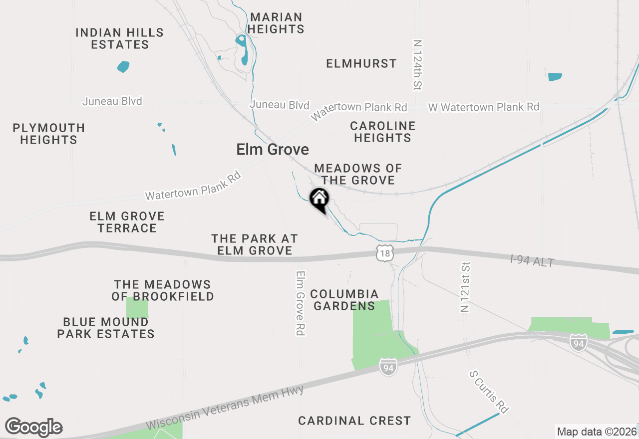 Map of 13050 W Bluemound Rd #307, Elm Grove, WI 53122