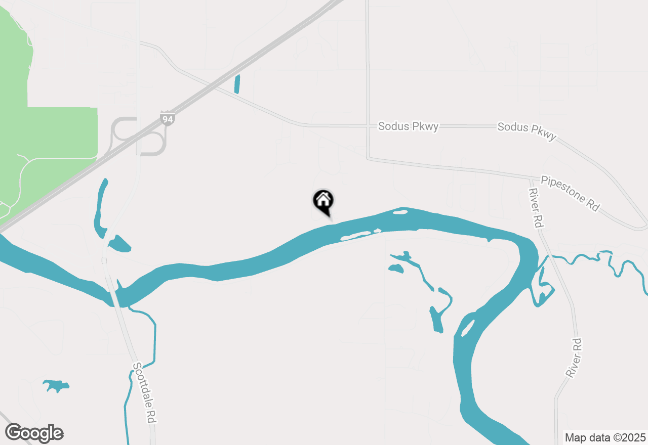 Map of 3088 Riverview Lane, Benton Harbor, MI 49022