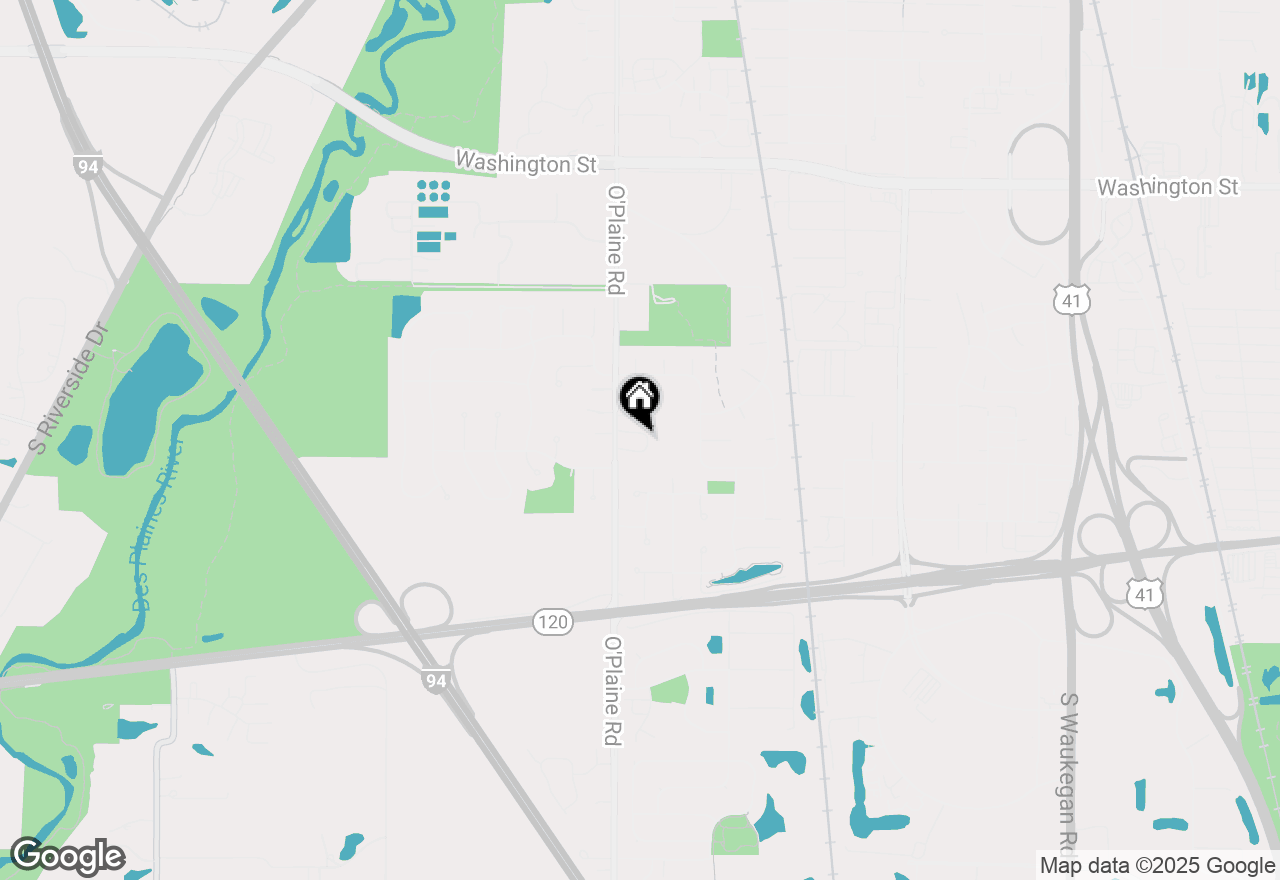 Map of 555 S O''plaine, Gurnee, IL 60031