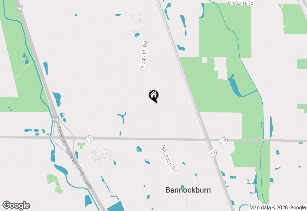 Map of 1955 Telegraph Road, Lake Forest, IL 60045