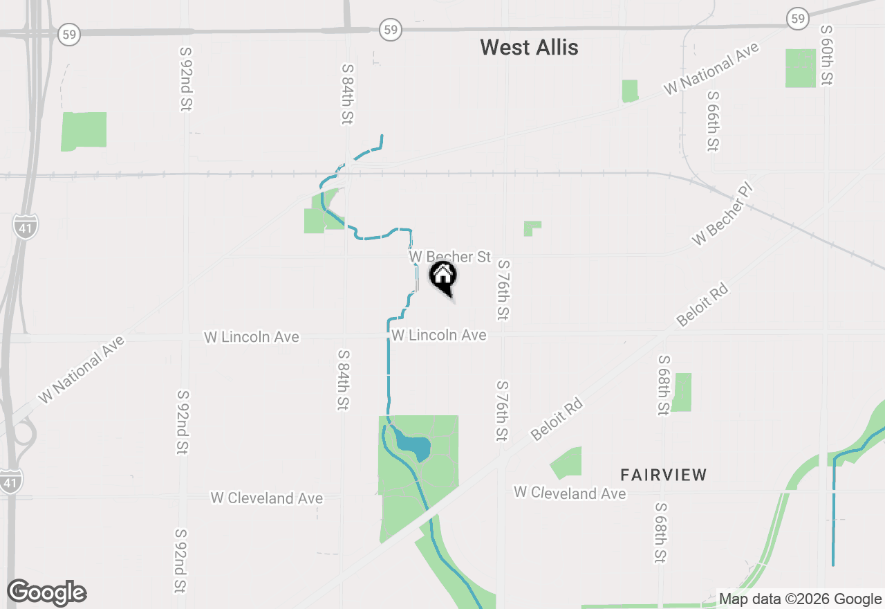 Map of 2196 S 79th St, West Allis, WI 53219