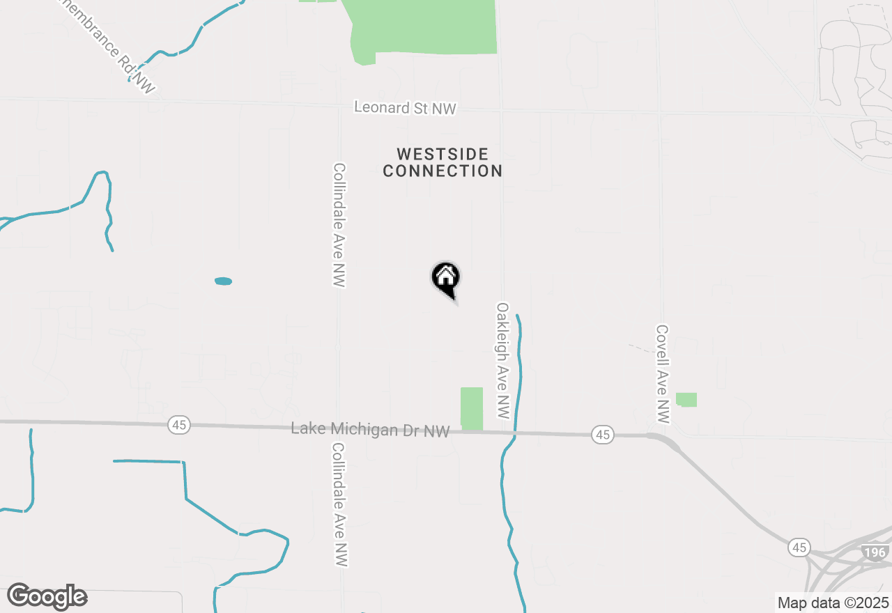 Map of 711 Fairfield Avenue Nw, Grand Rapids, MI 49504