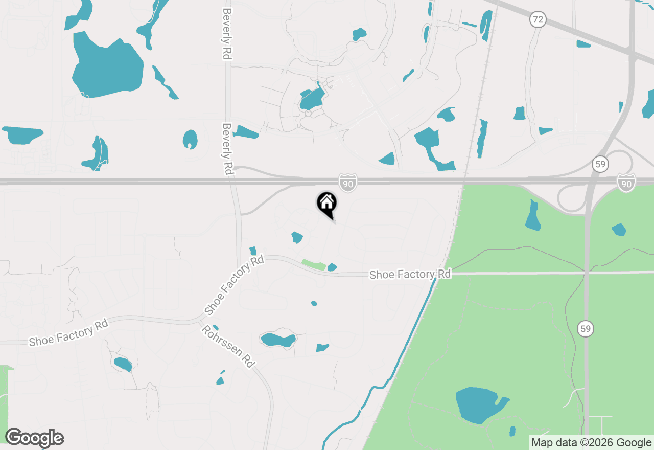 Map of 2140 Colchester Avenue, Hoffman Estates, IL 60192