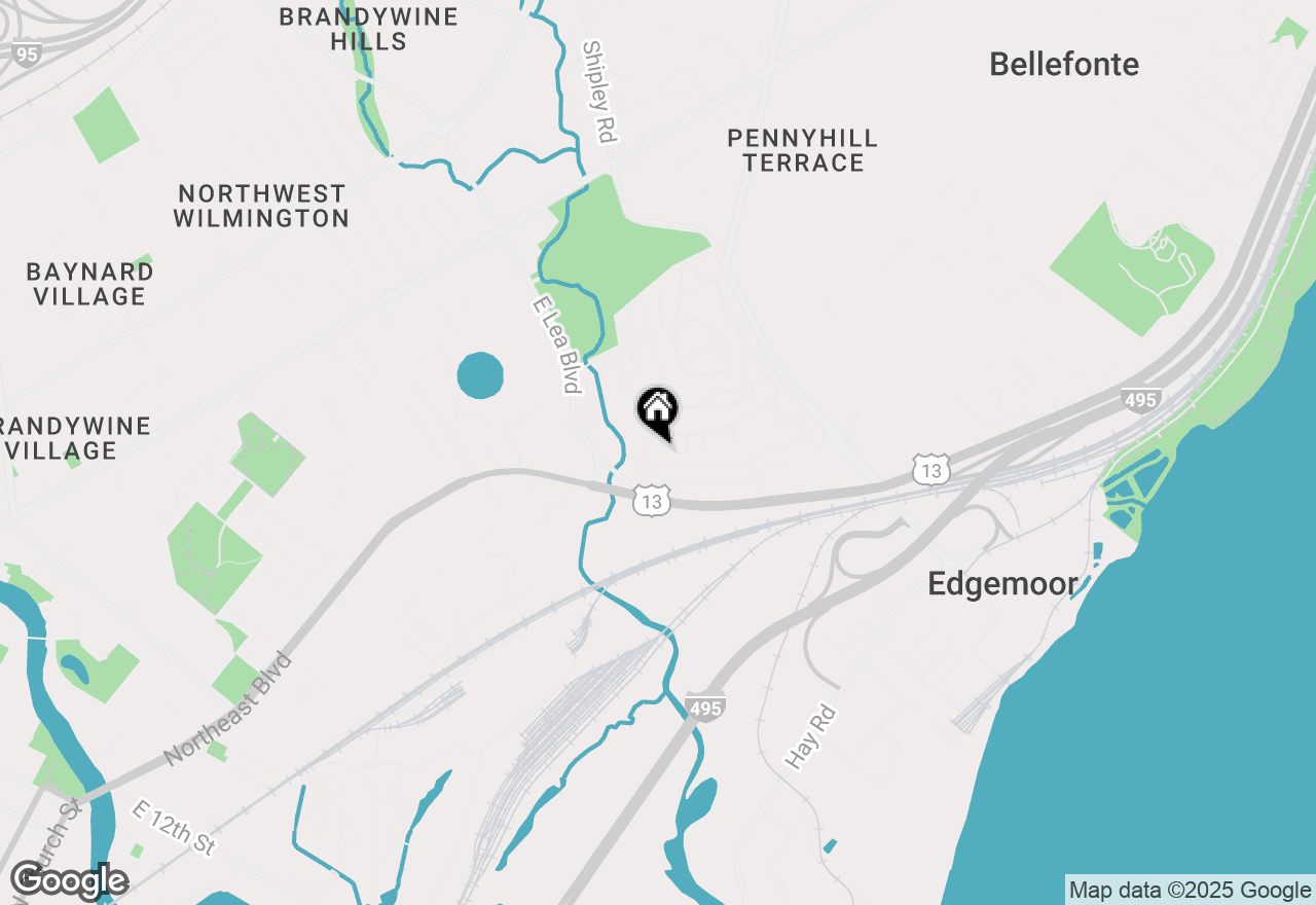 Map of 6 Paladin Drive, Wilmington, DE 19802