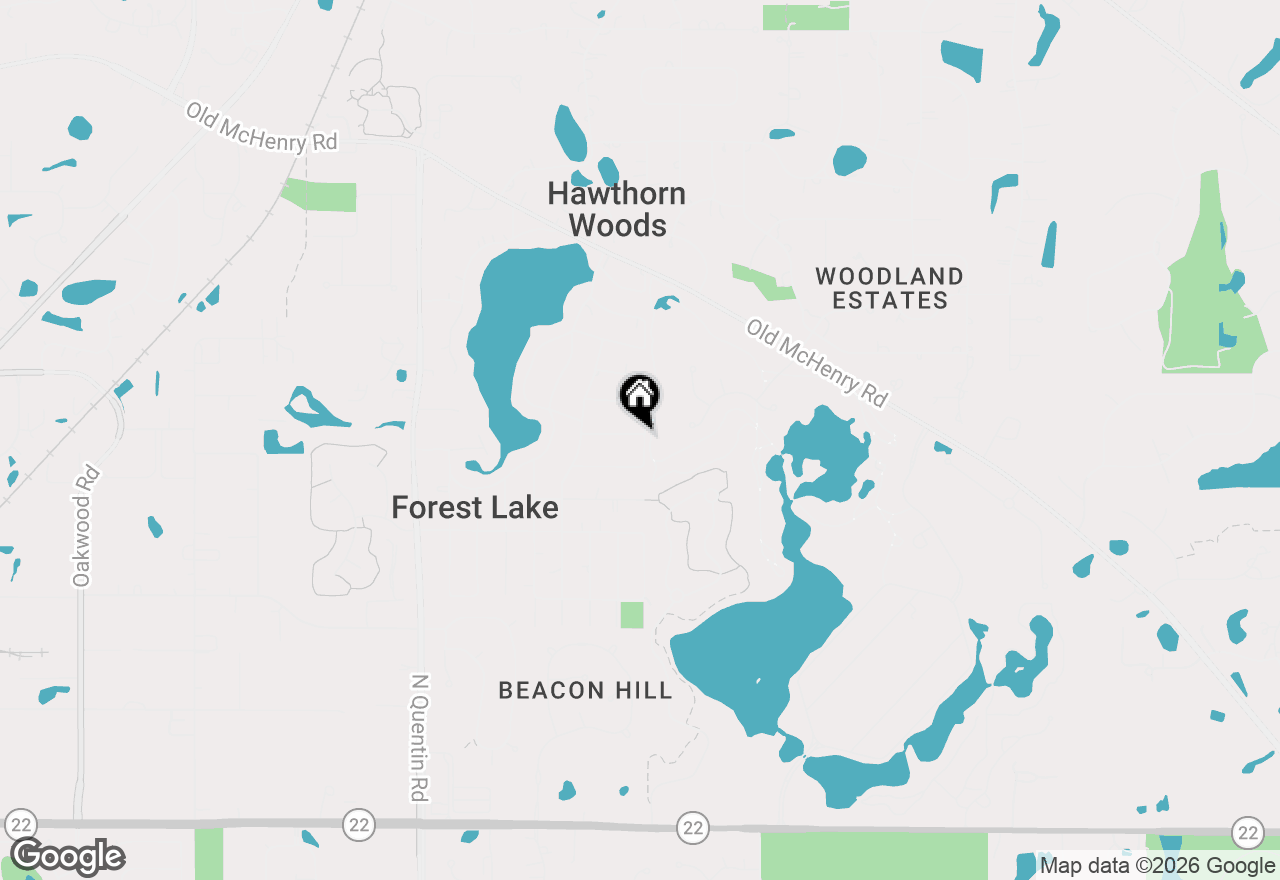 Map of 21269 W Ridge Road, Lake Zurich, IL 60047