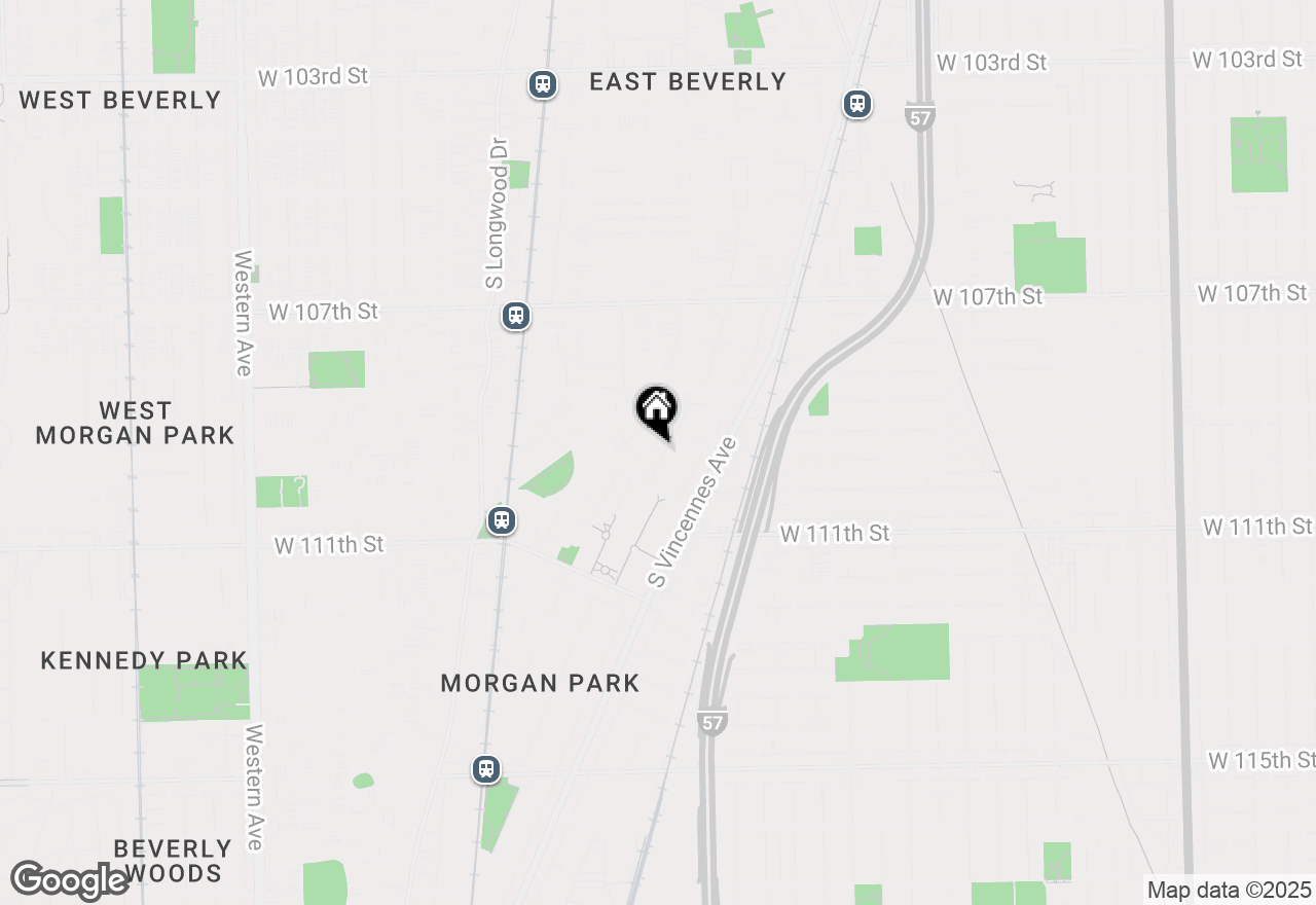 Map of 10921 S Hermosa, Chicago, IL 60643