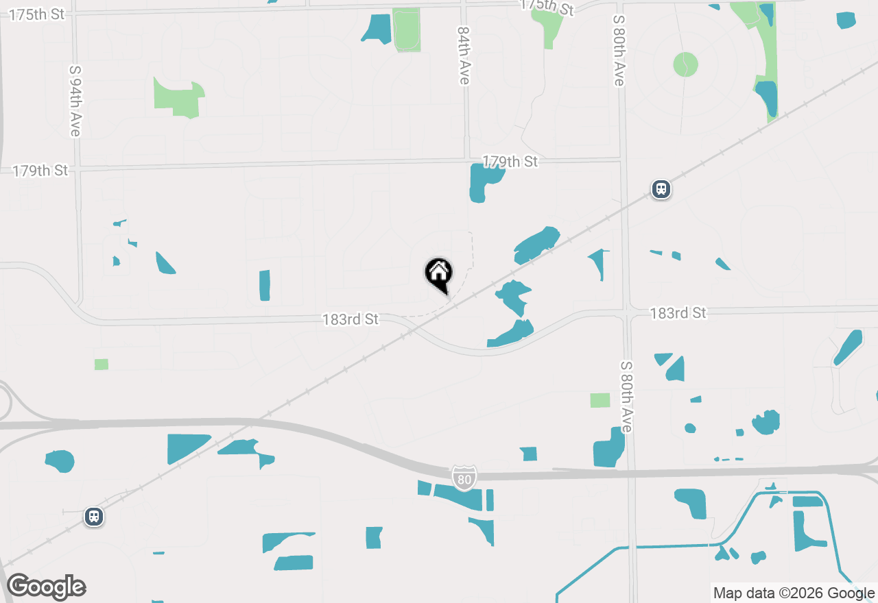 Map of 8415 Stratford Drive #8415, Tinley Park, IL 60487