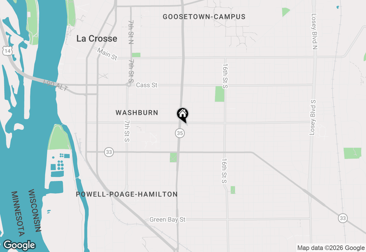 Map of 707 West Ave S #711, La Crosse, WI 54601