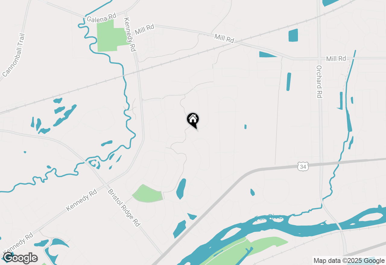 Map of 3064 Justice Drive, Yorkville, IL 60560