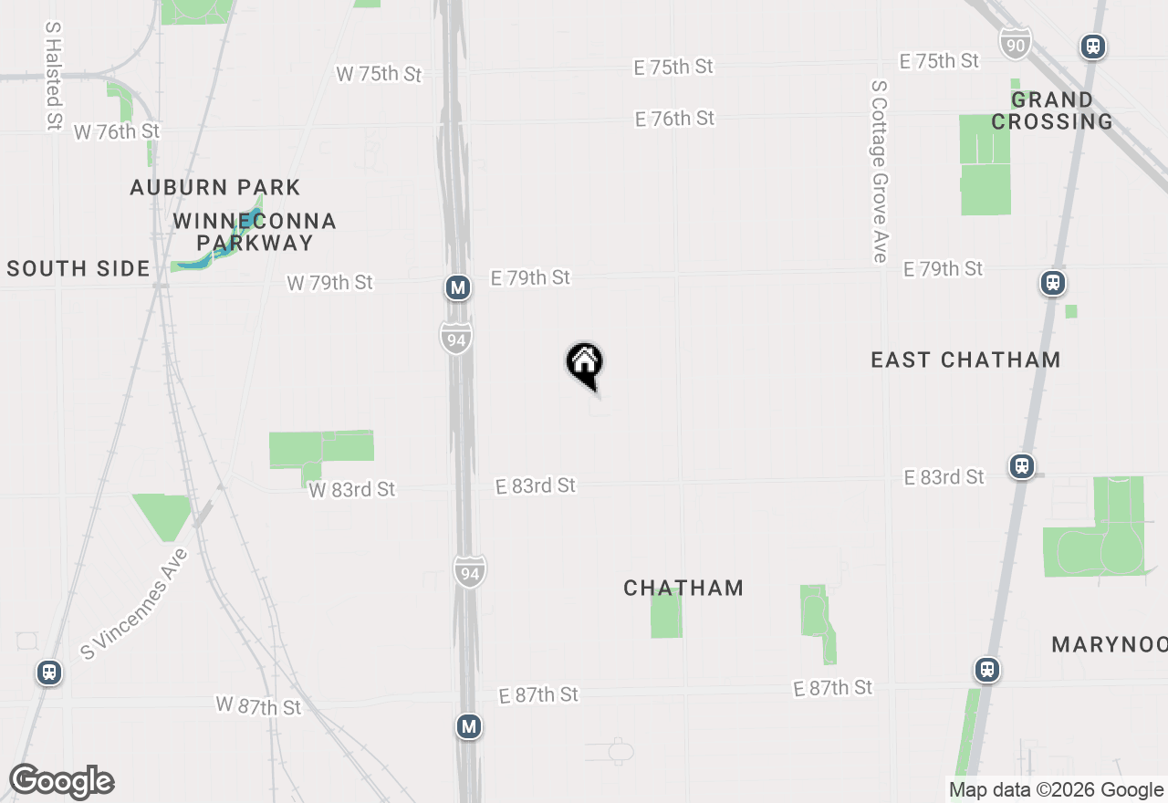 Map of 8125 S Prairie Park Place, Chicago, IL 60619