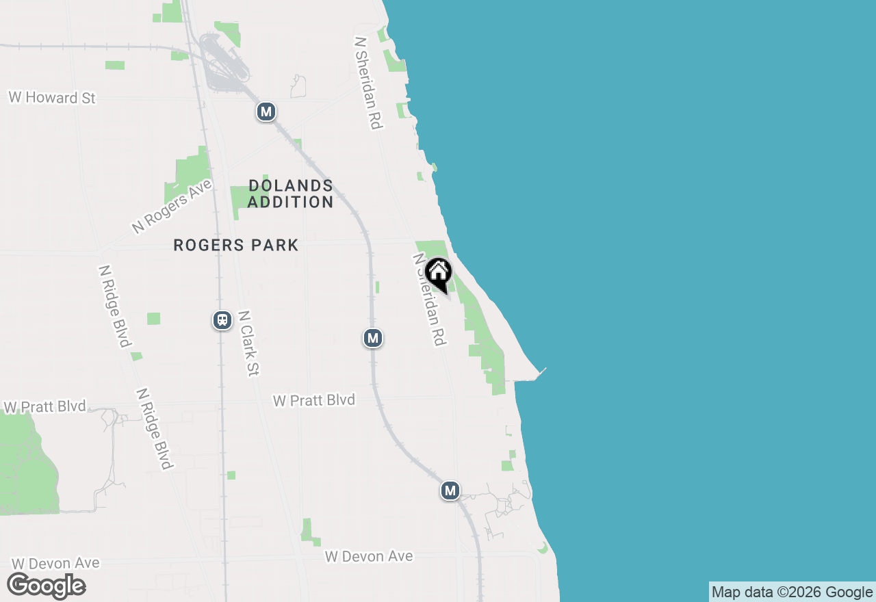 Map of 7015 N Sheridan Road, Chicago, IL 60626