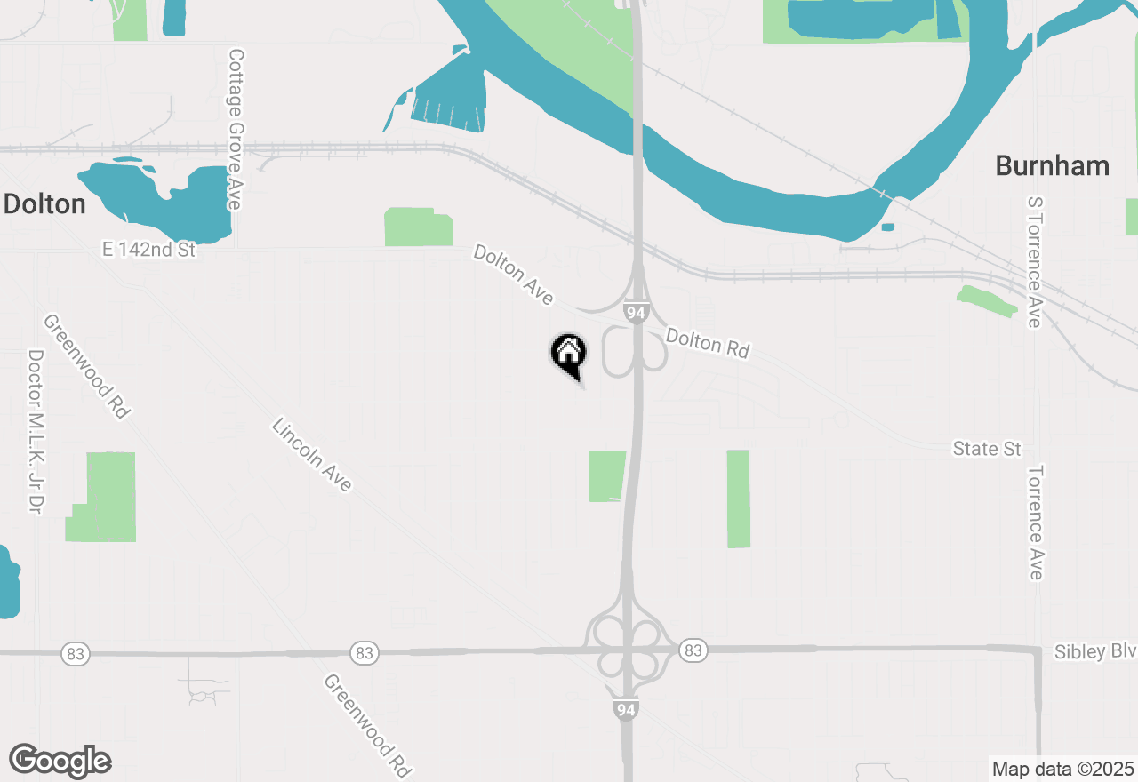 Map of 14441 Dante Avenue, Dolton, IL 60419