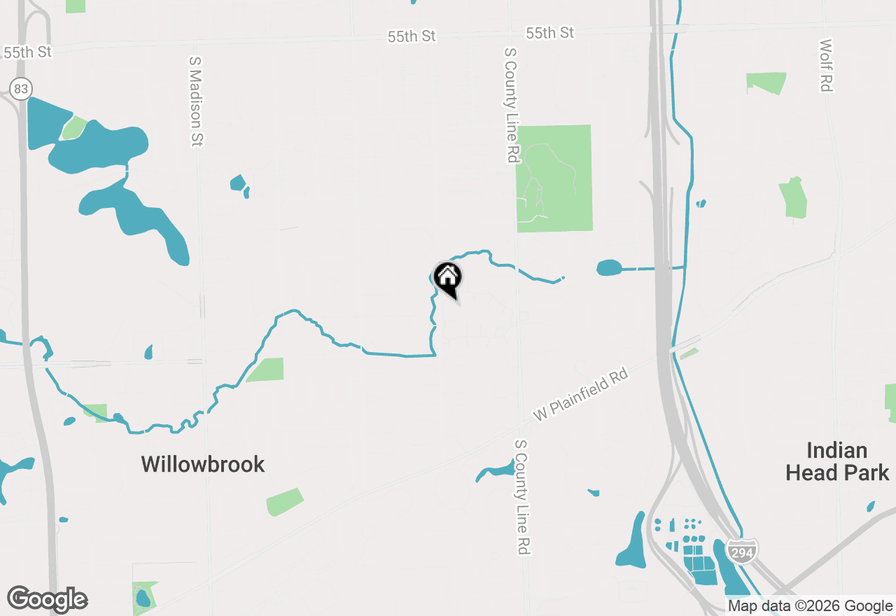 Map of 704 Burr Ridge Club, Burr Ridge, IL 60527