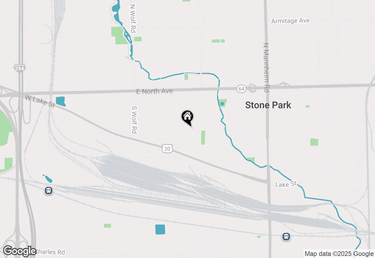 Map of 201 S Roy Avenue, Northlake, IL 60164