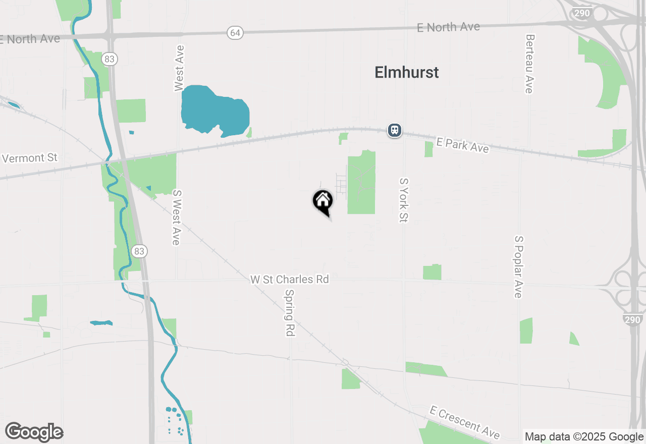 Map of 239 W Claremont Street, Elmhurst, IL 60126