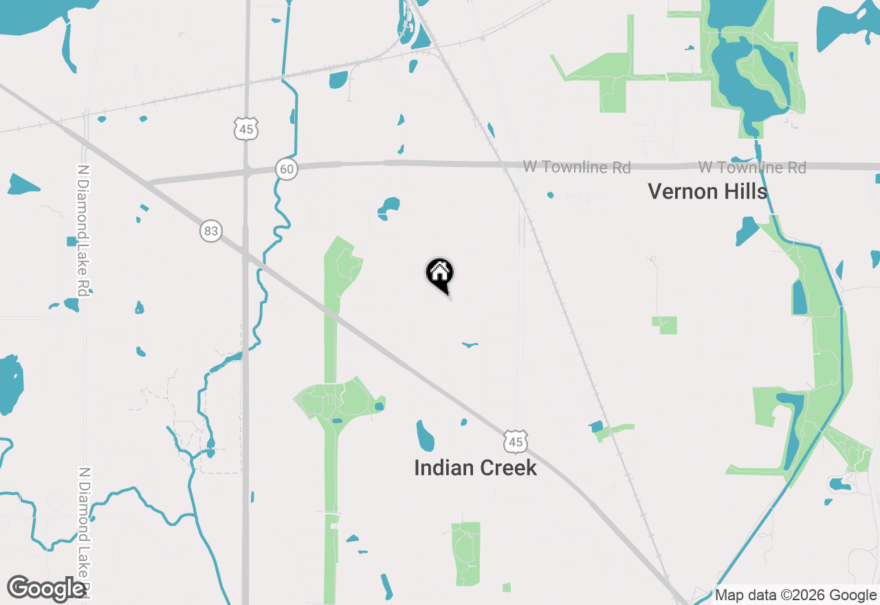 Map of 1304 Orleans Drive #1304, Mundelein, IL 60060