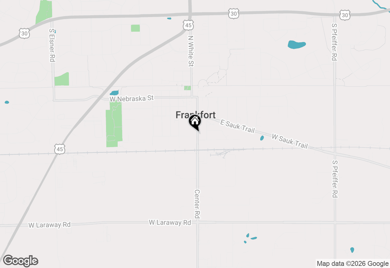 Map of 256 Center Road, Frankfort, IL 60423