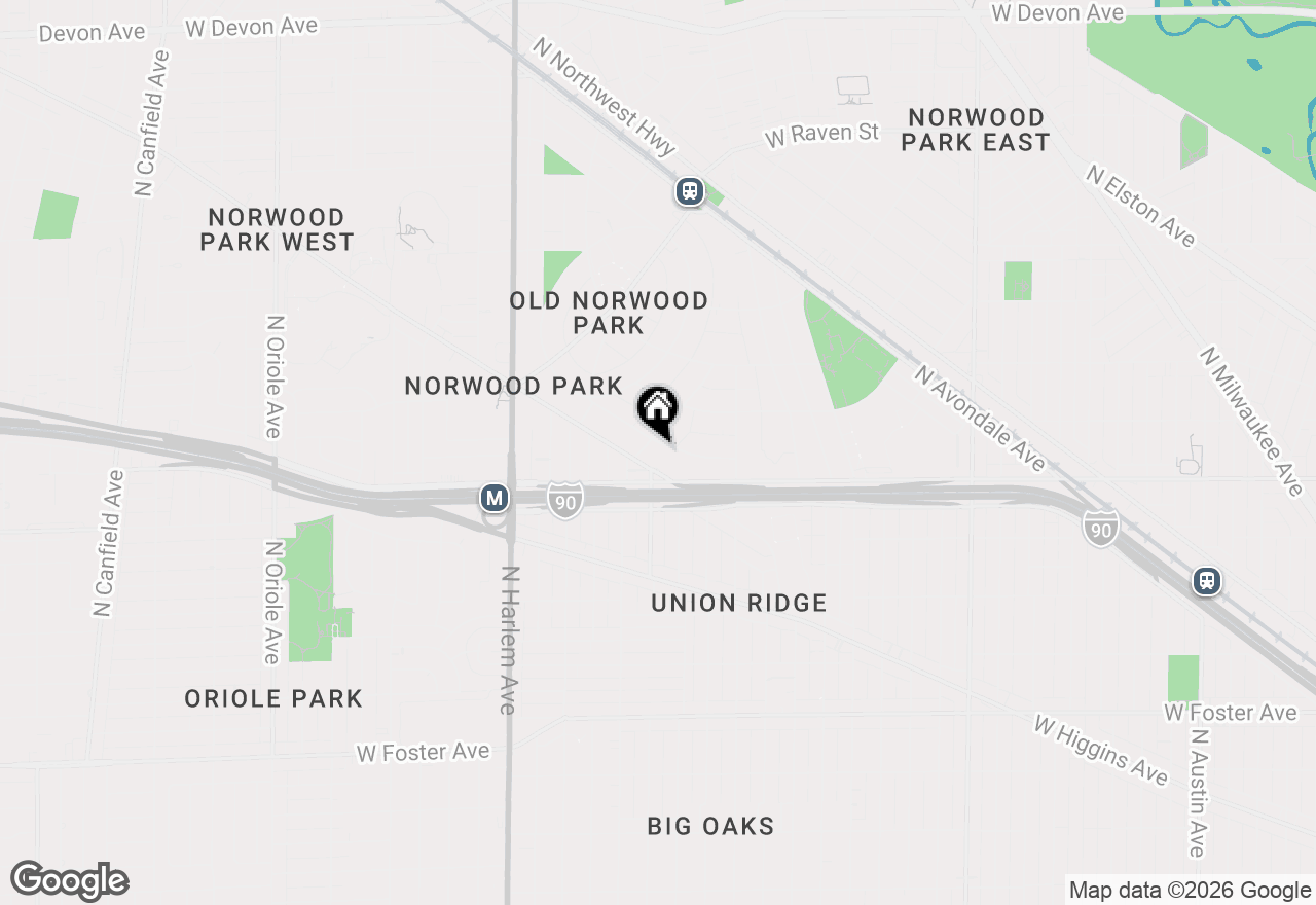 Map of 6883 W Hobart Avenue, Chicago, IL 60631