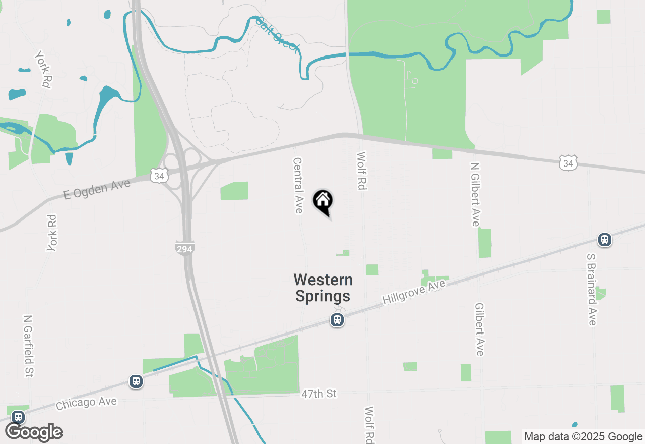 Map of 4069 Woodland Avenue, Western Springs, IL 60558