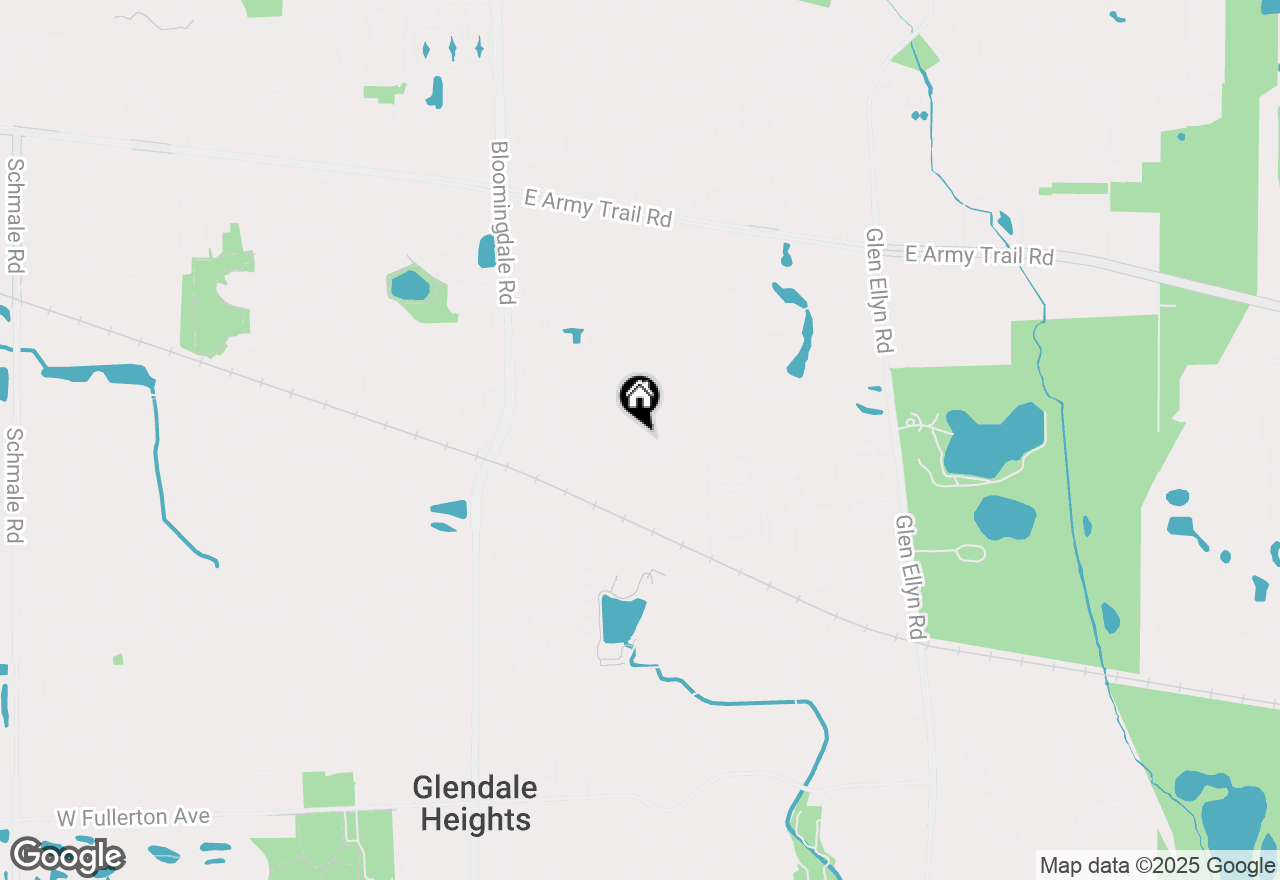 Map of 1914 Woodside Lane, Glendale Heights, IL 60139