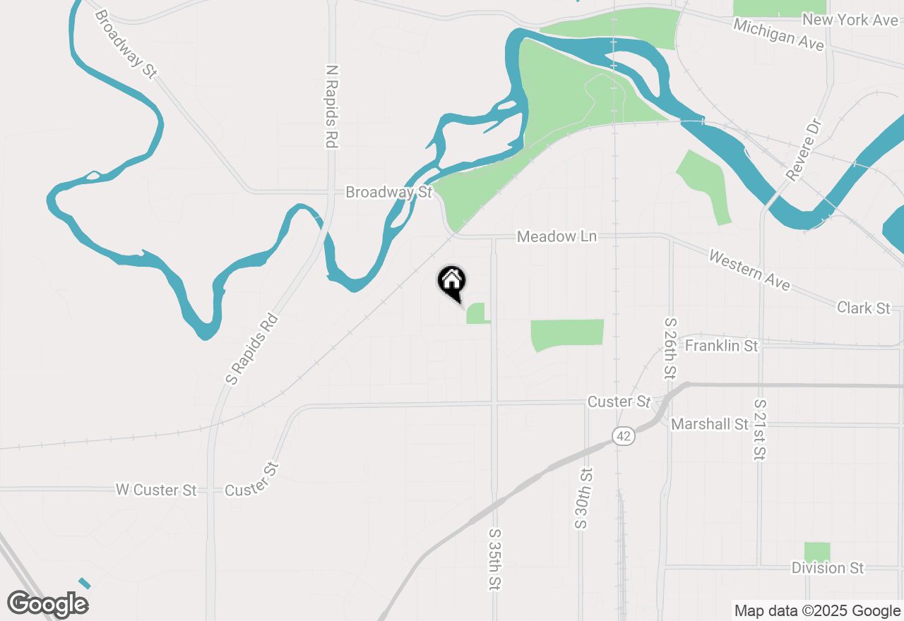 Map of 808 Forest Cir, Manitowoc, WI 54220