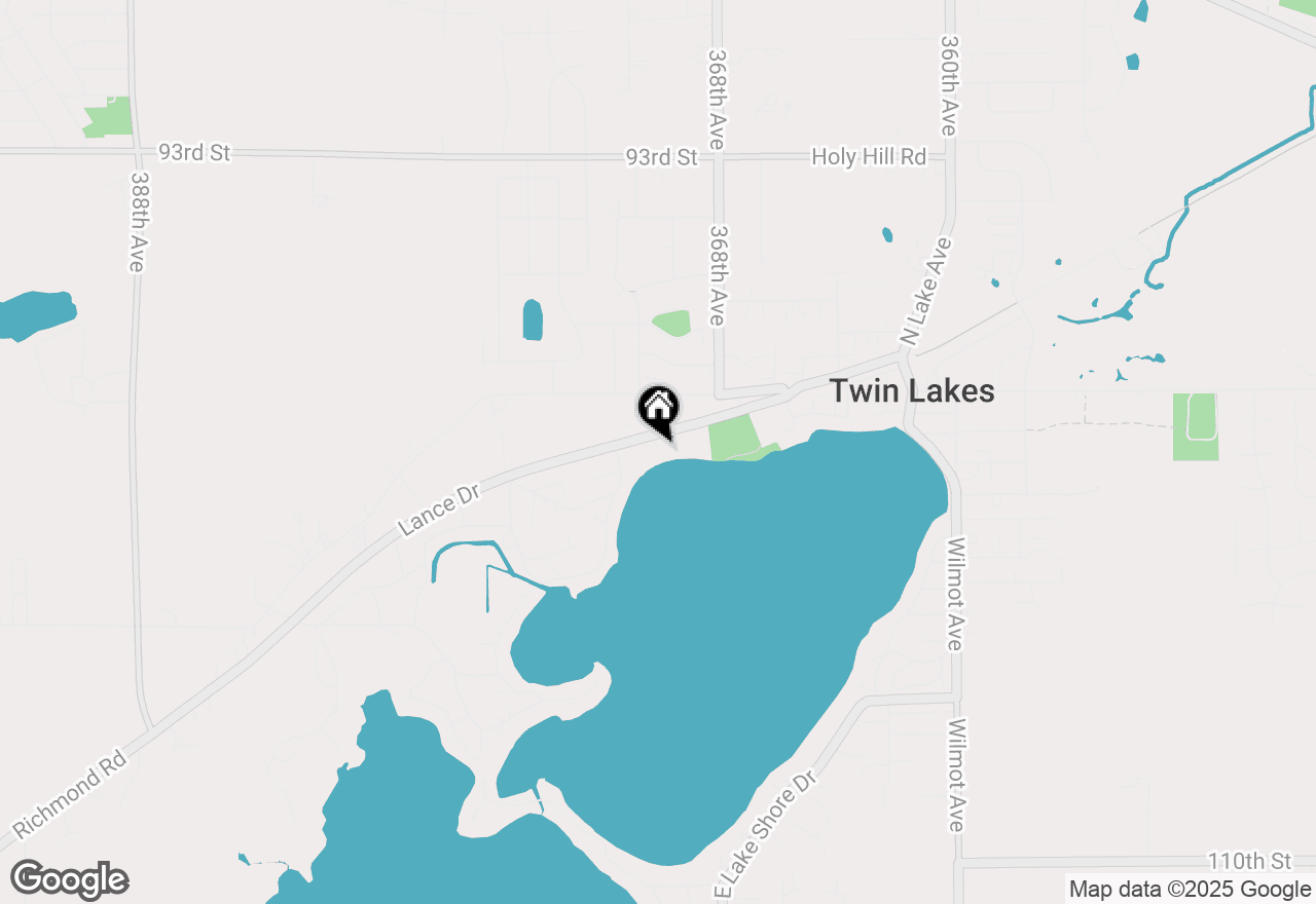 Map of 153 Lance Dr #D, Twin Lakes, WI 53181