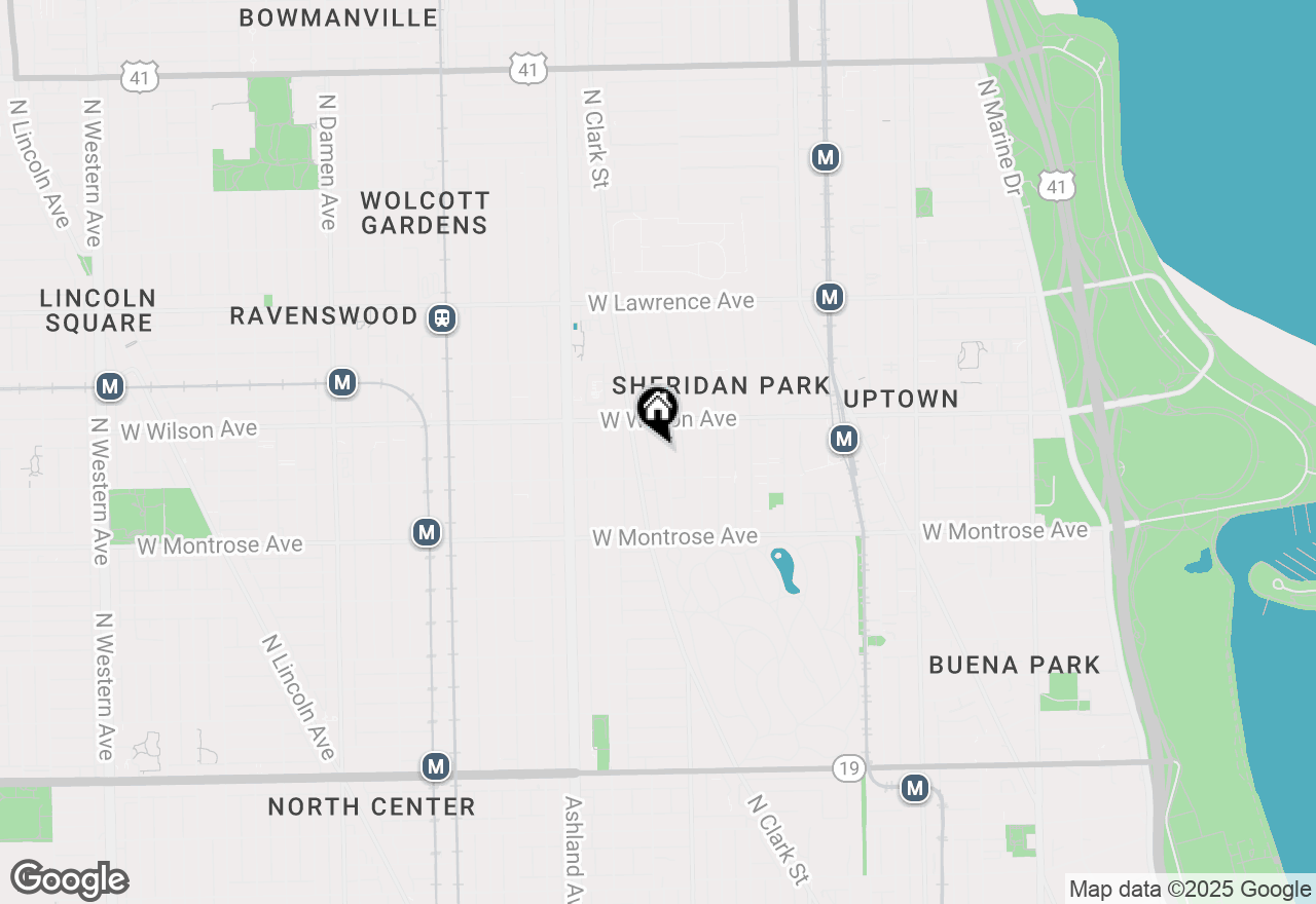 Map of 4526 N Dover Street, Chicago, IL 60640