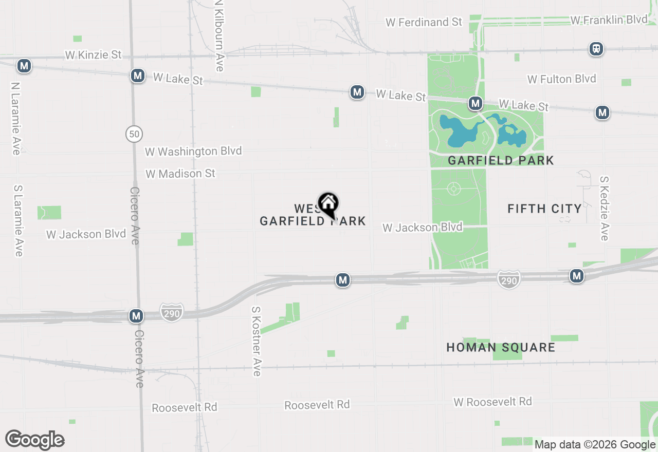 Map of 4126 W Jackson Boulevard, Chicago, IL 60624