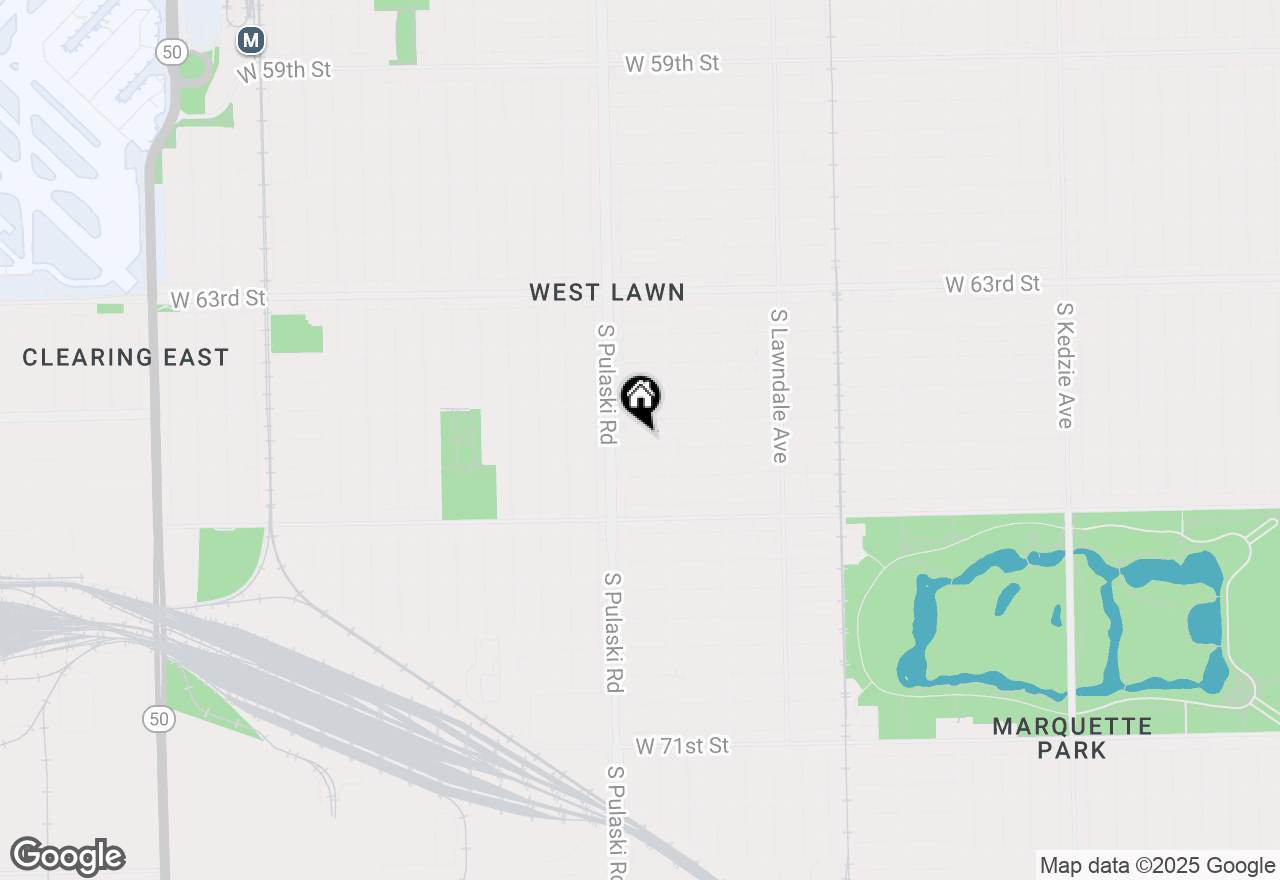 Map of 3925 W 65th Place, Chicago, IL 60629