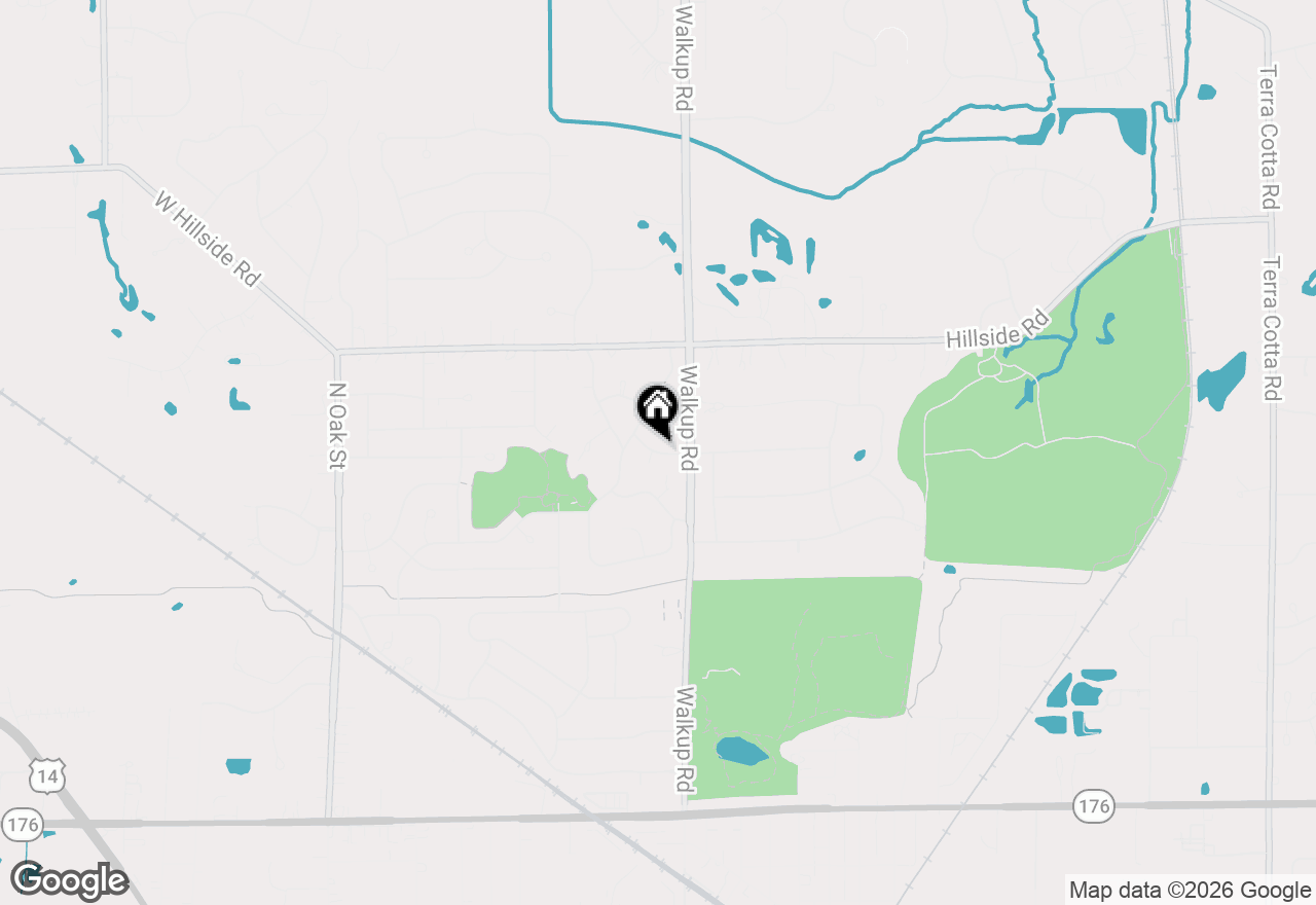 Map of 6405 Walkup Lane, Crystal Lake, IL 60014