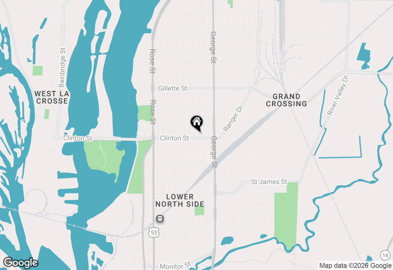 Map of 1306 Charles St #1308, La Crosse, WI 54601