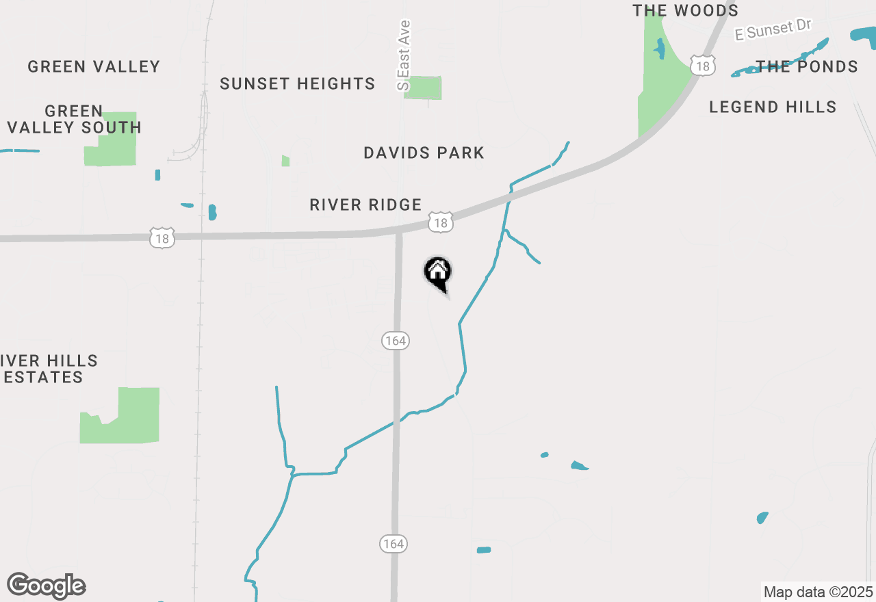 Map of W238S3890 Big Bend Rd, Waukesha, WI 53189