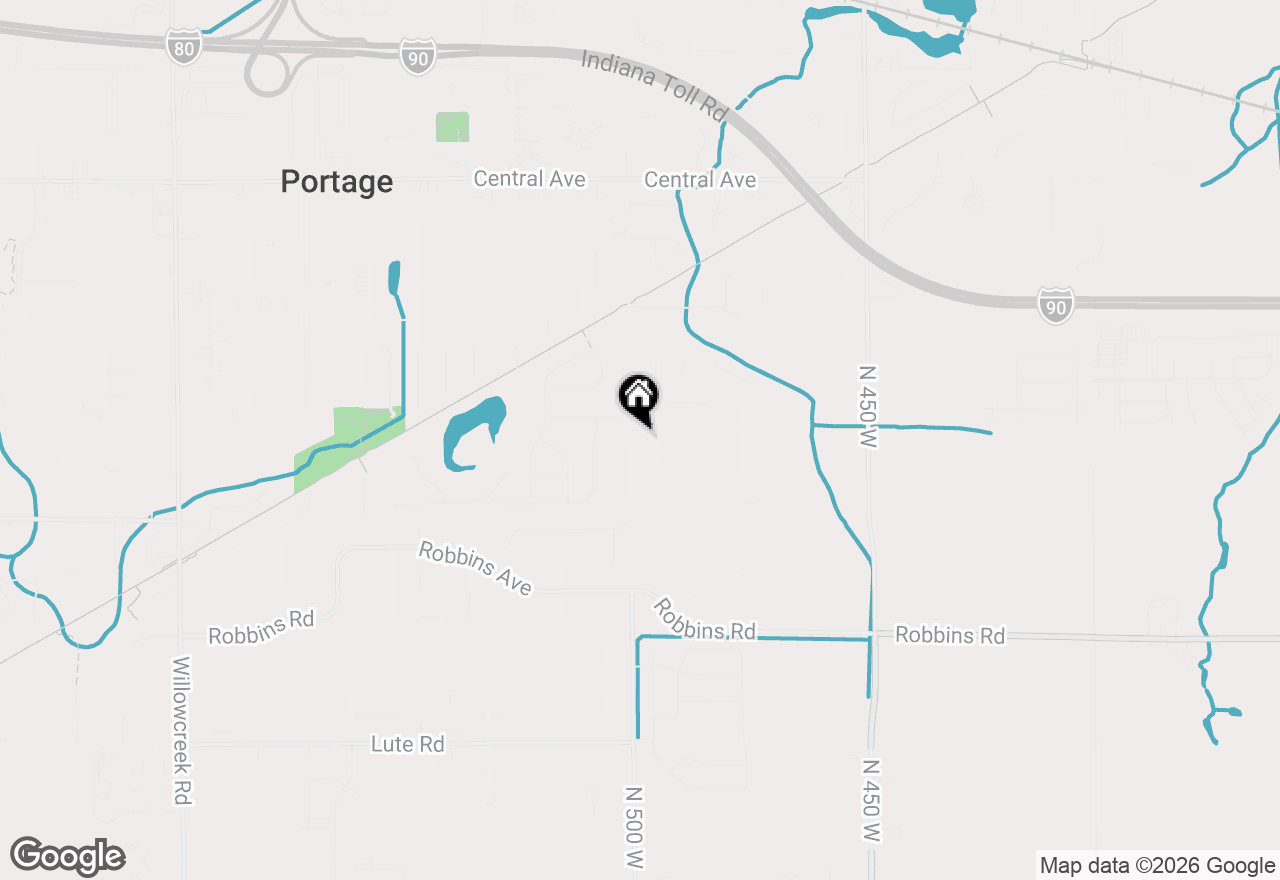 Map of 2911 Airport Road, Portage, IN 46368