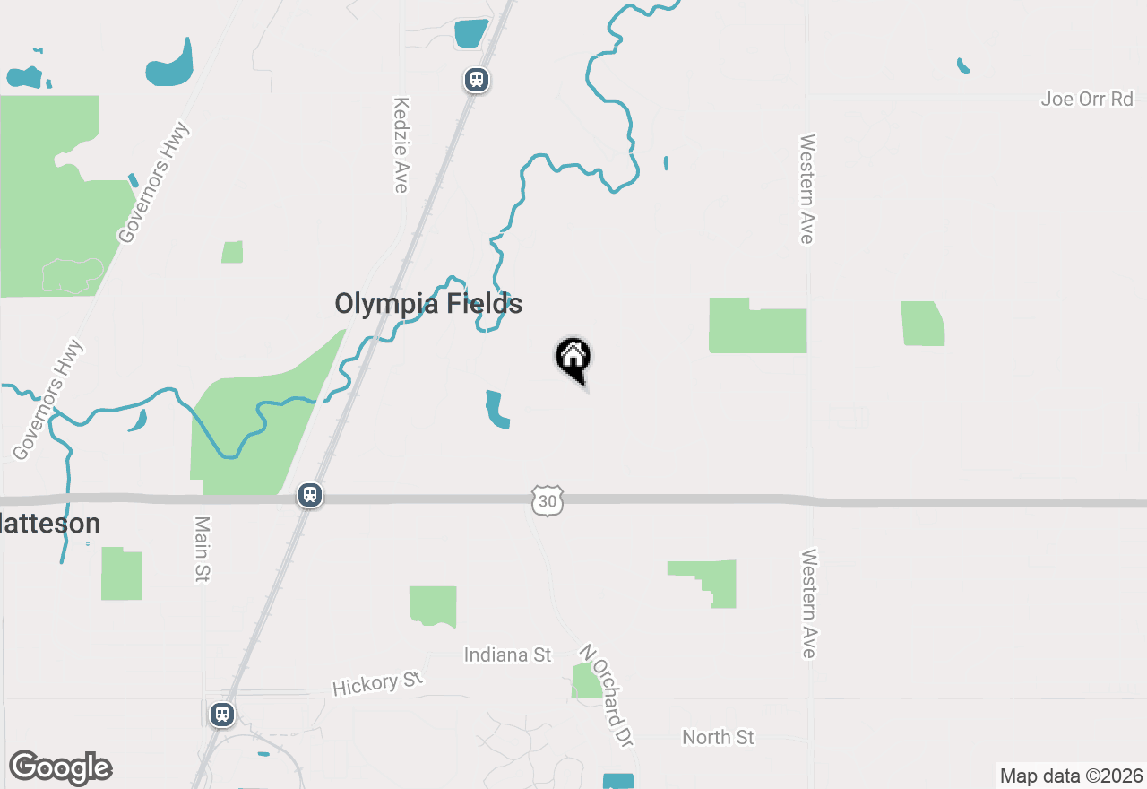 Map of 20905 London Drive, Olympia Fields, IL 60461