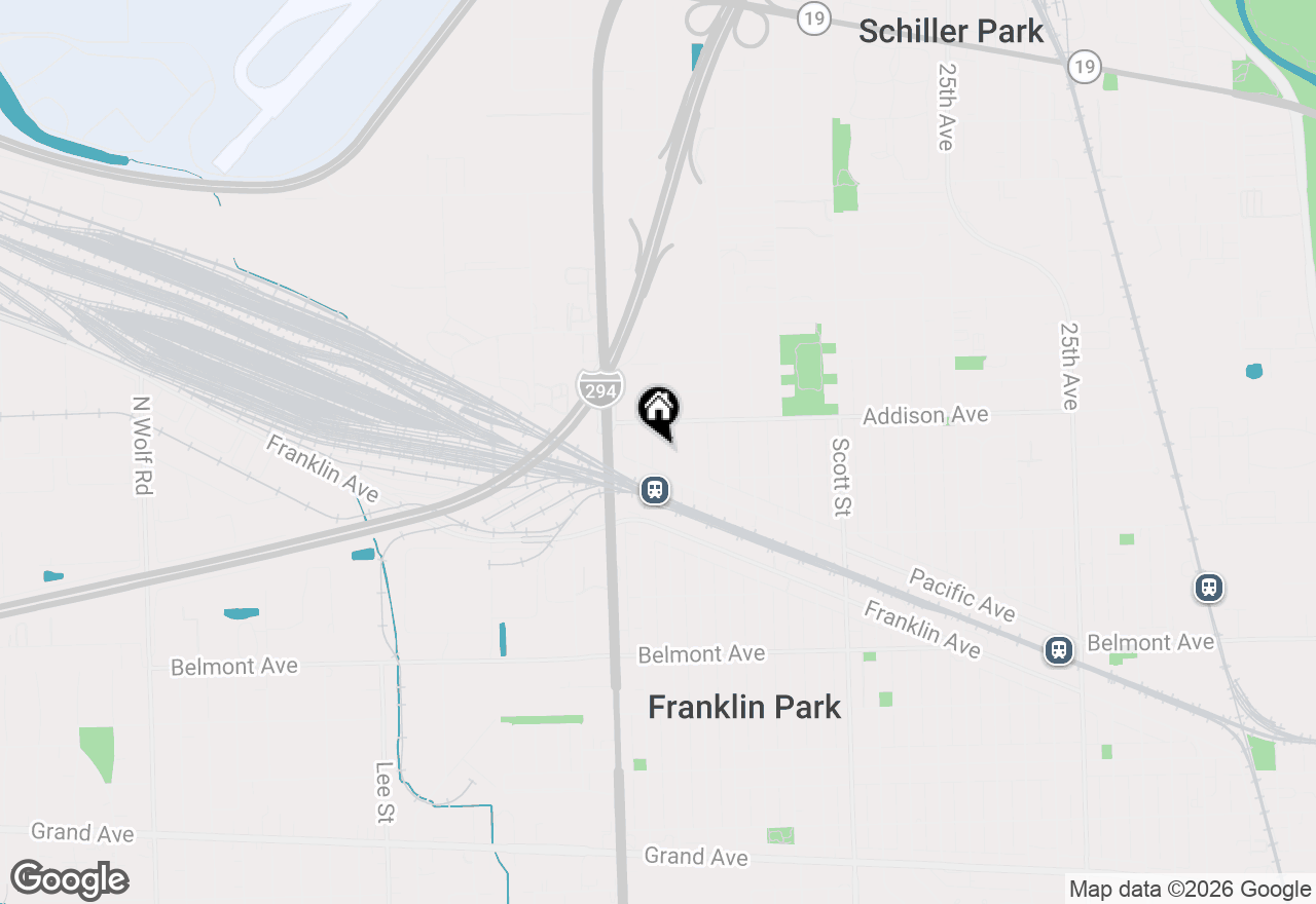 Map of 3520 Ernst Street, Franklin Park, IL 60131