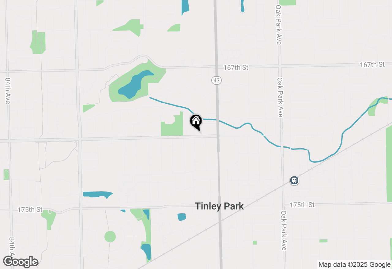 Map of 17059 Odell Avenue, Tinley Park, IL 60477