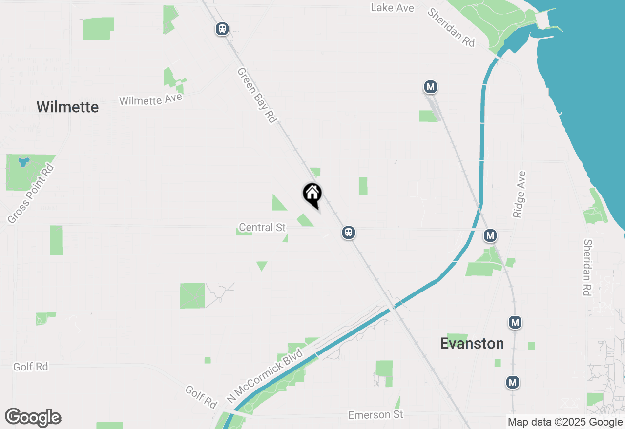 Map of 2642 Prairie Avenue #2, Evanston, IL 60201