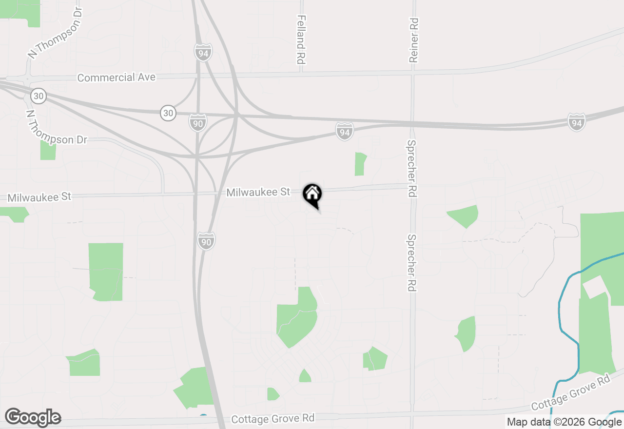 Map of 6107 Ragan Street, Madison, WI 53718